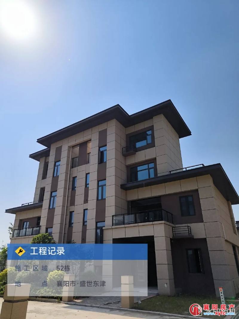 襄阳碧桂园盛世东津项目5月工程进度