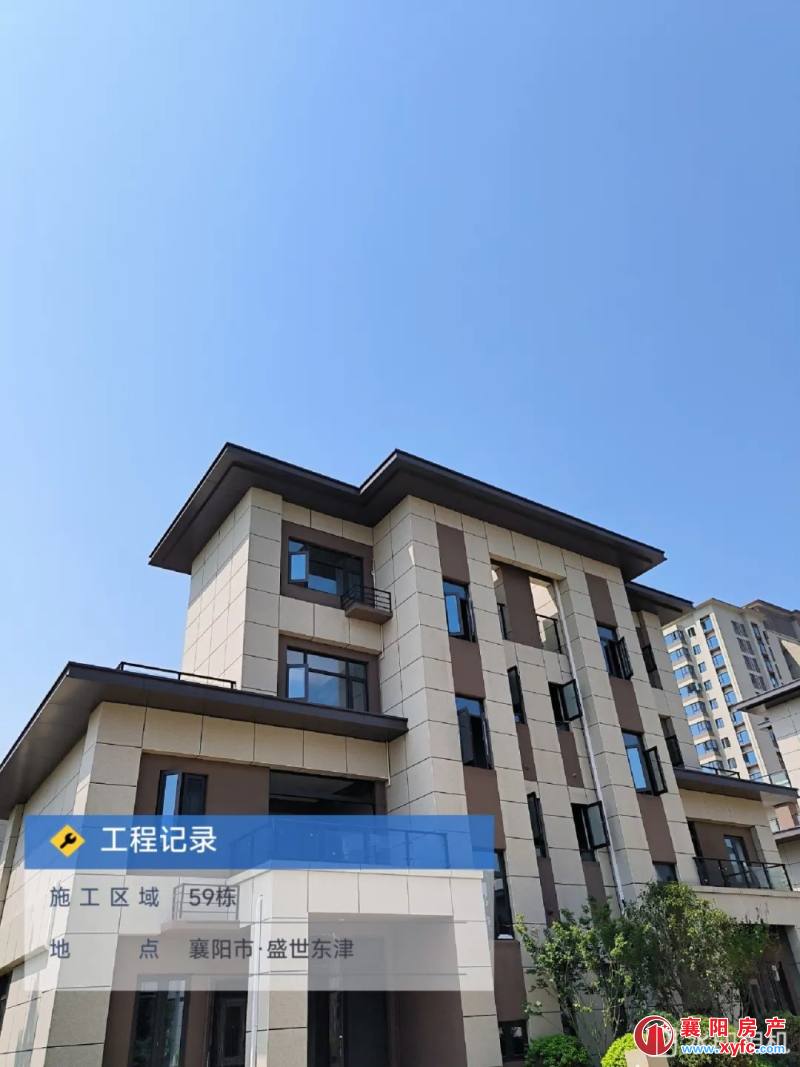 襄阳碧桂园盛世东津项目5月工程进度