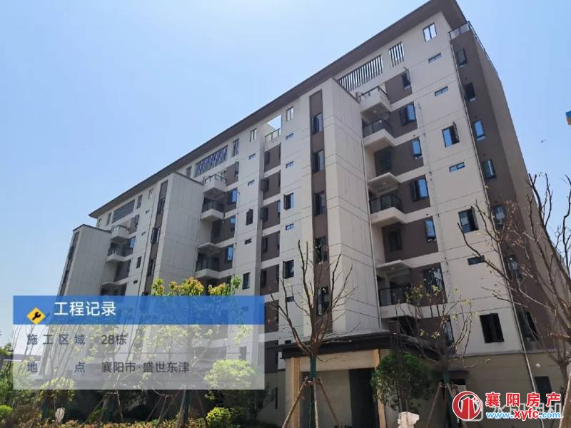 襄阳碧桂园盛世东津项目5月工程进度