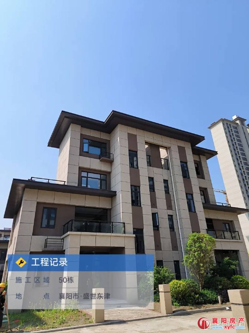 襄阳碧桂园盛世东津项目5月工程进度