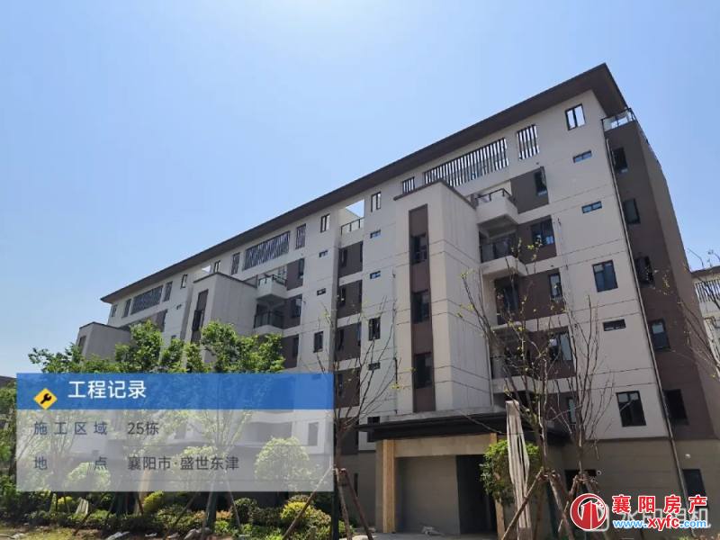 襄阳碧桂园盛世东津项目5月工程进度